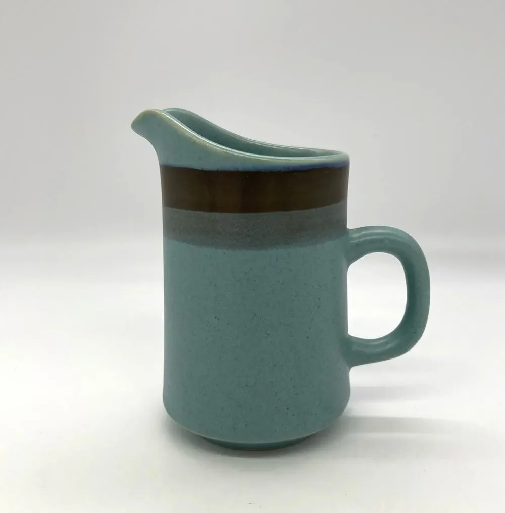 Vintage Arrow Stone Navajo Blue Stoneware Creamer
